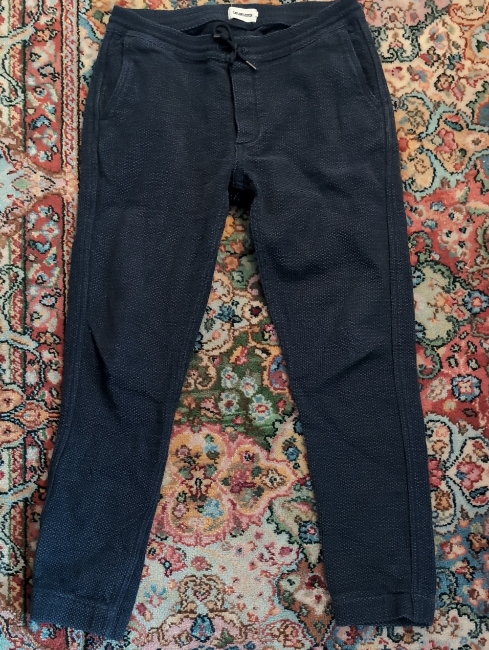 Taylor Stitch Navy Sashiko Apres Pants
